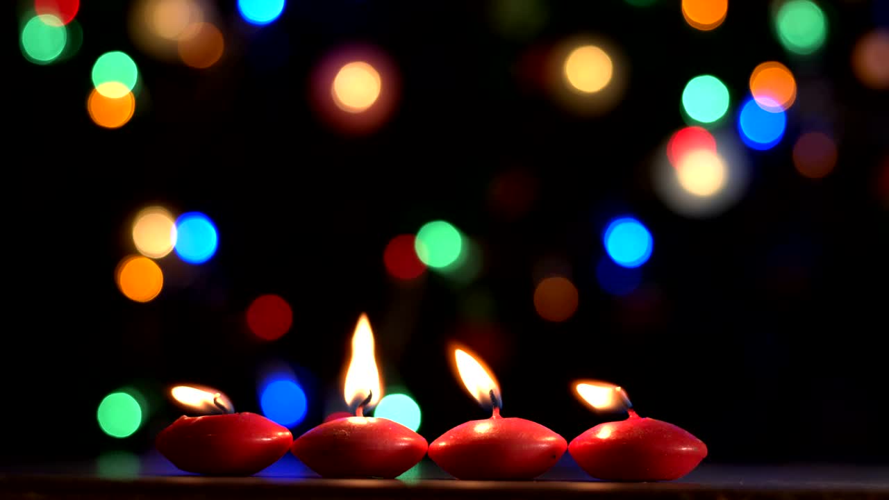 Free Stock Video Romantic Candles With A Bokeh Background Live Wallpaper - Free Download