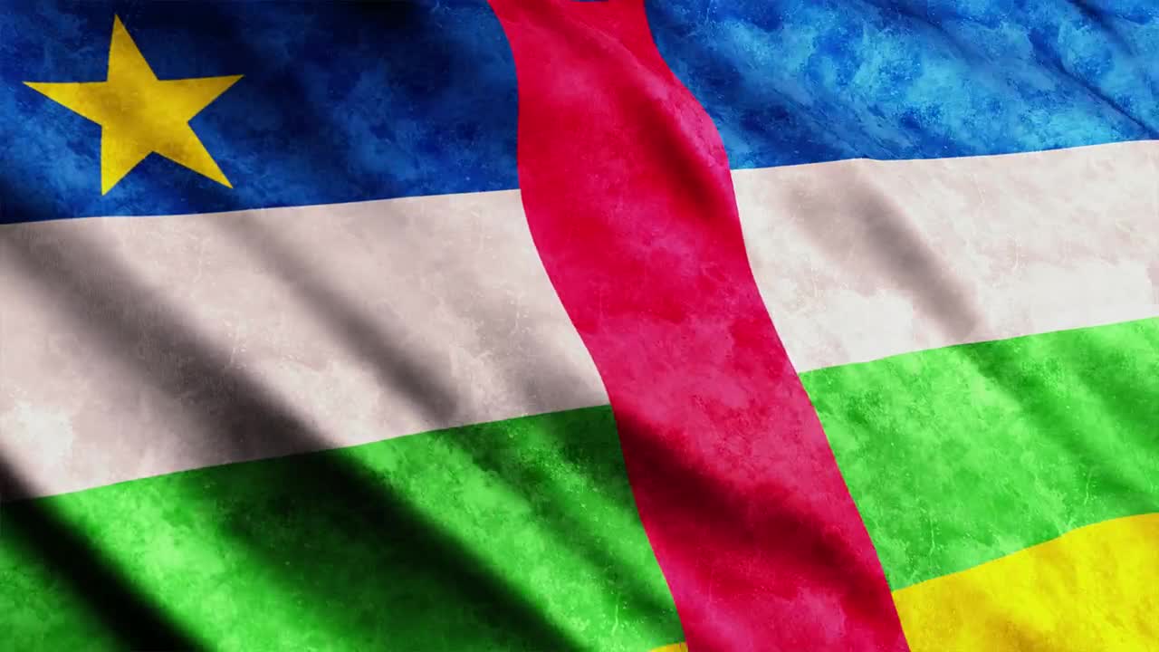 Video Stock Central African Republic Waving D Flag Live Wallpaper For PC - Free Download