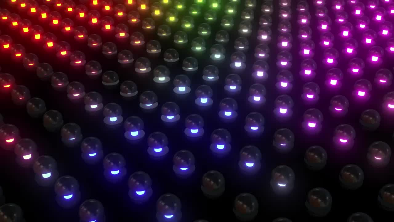 Free Video Stock surface covered with many illuminated buttons Live Wallpaper - Free Download