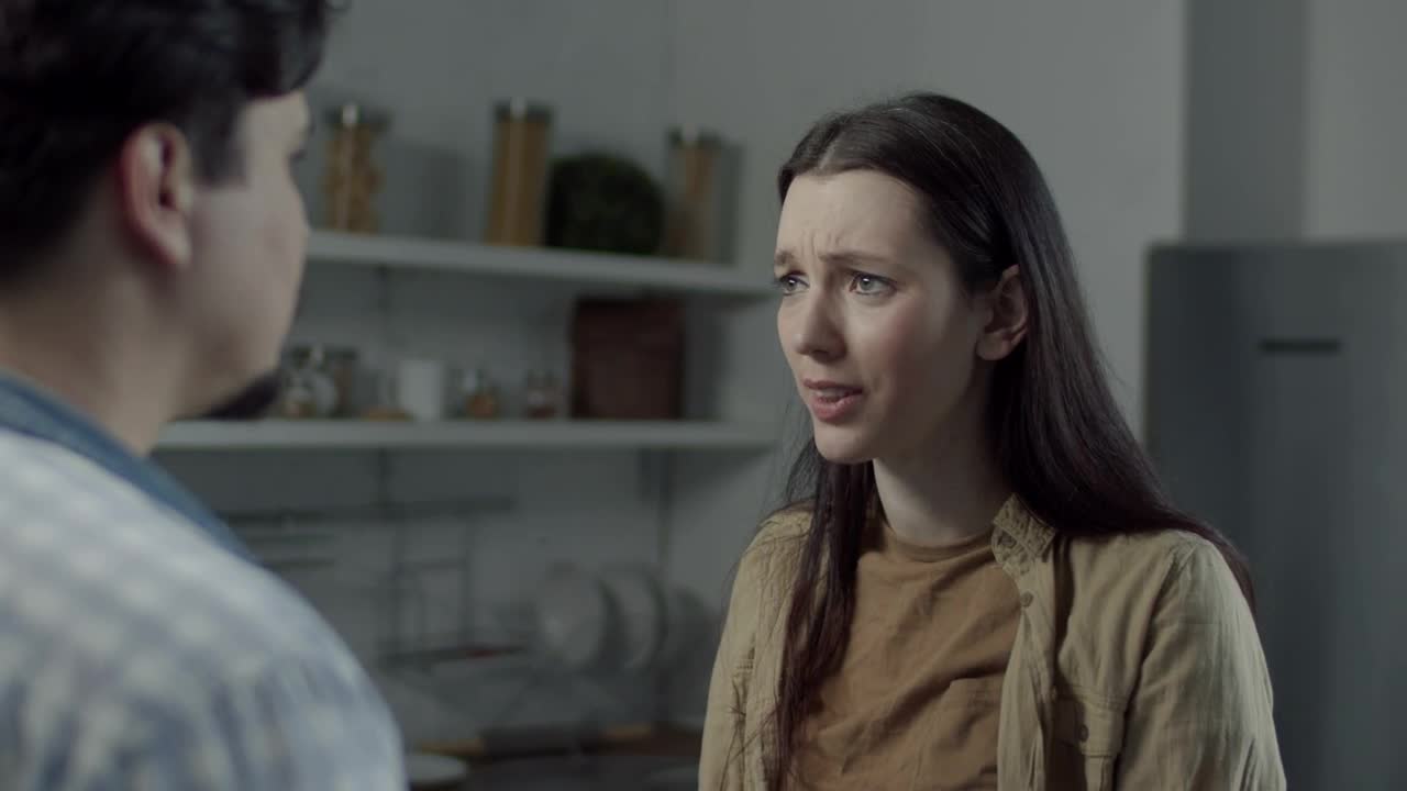 Stock Video Couple Arguing In The Kitchen Live Wallpaper For PC - Free Download