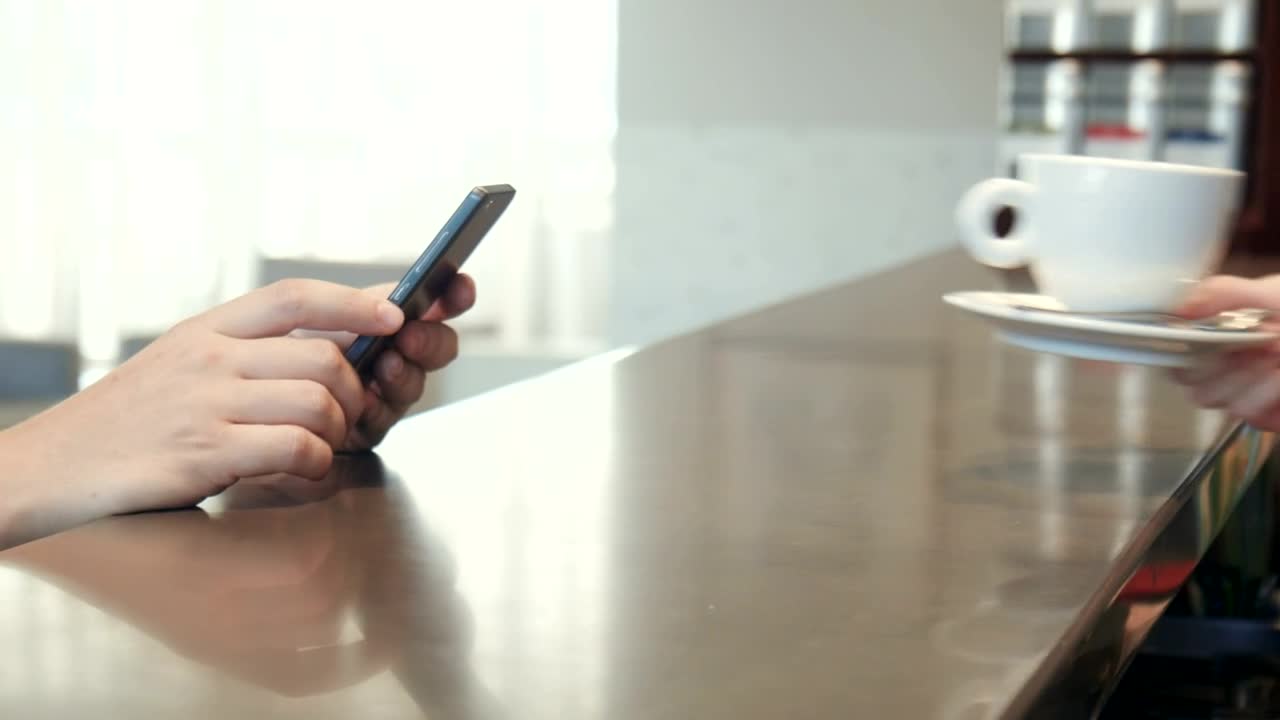 Free Video Stock the waitress serving coffee in the counter Live Wallpaper - Free Download