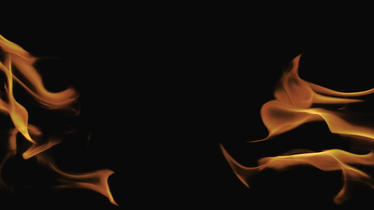 Stock Video Flames Rising From The Sides To The Center Live Wallpaper For PC - Free Download