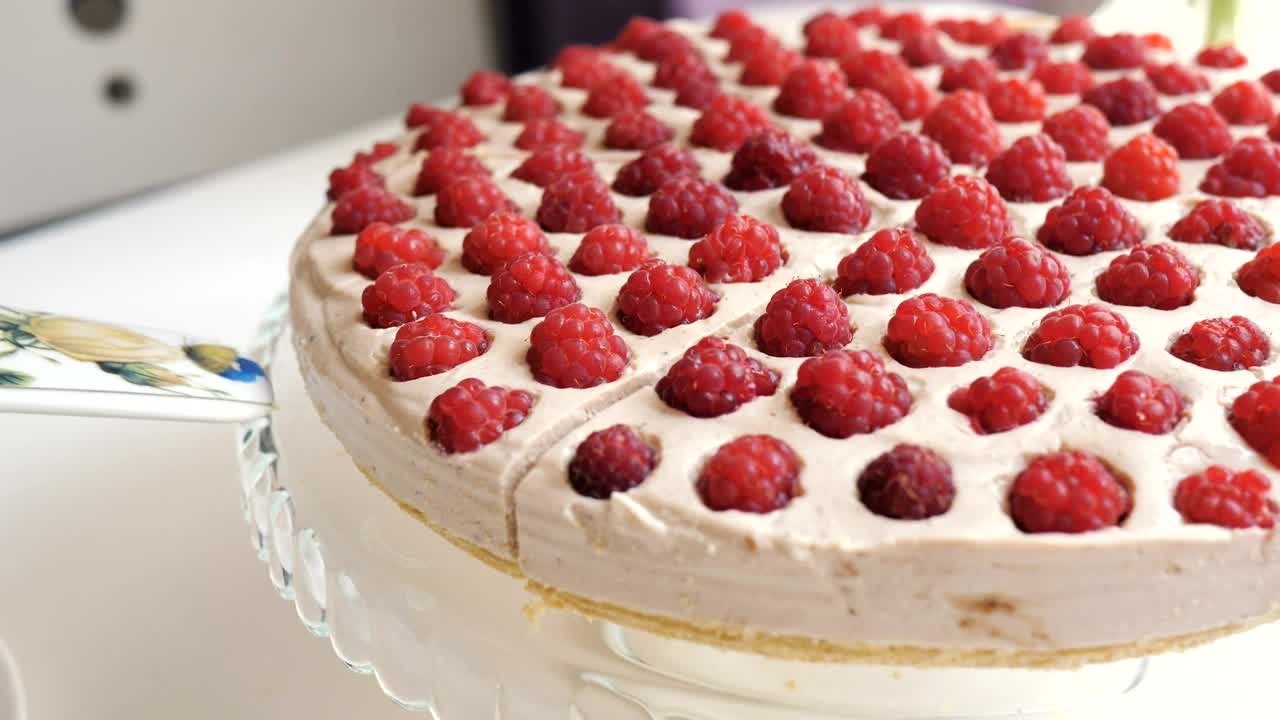 Free Video Stock sweet cake seen up close Live Wallpaper - Free Download