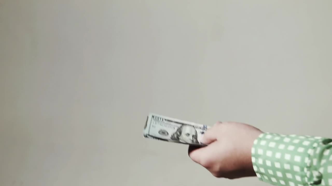 Stock Video Counting Money And Giving It To Another Person Live Wallpaper For PC - Free Download