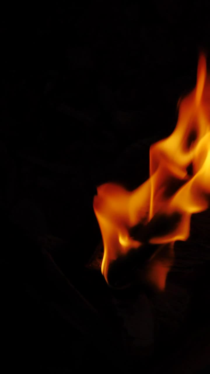 Free Video Stock Slow Motion Flame When Burning Wood Live Wallpaper - Free Download
