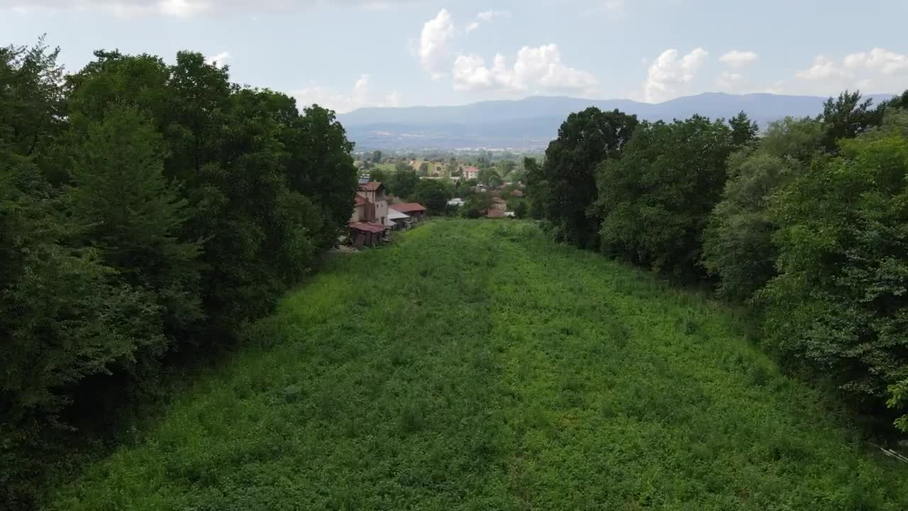 Stock Video Green Village Aerial Tour Live Wallpaper For PC - Free Download