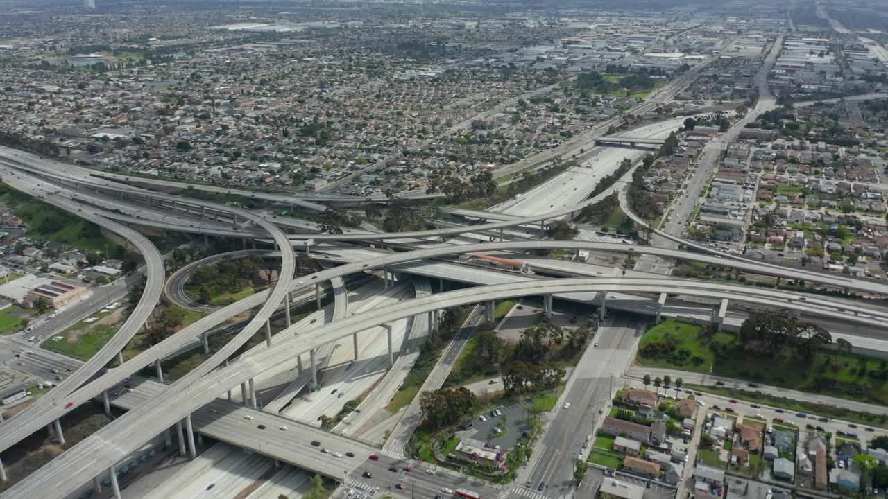 Stock Video Judge Pregerson Highway Seen From The Air Animated Wallpaper - Free Download