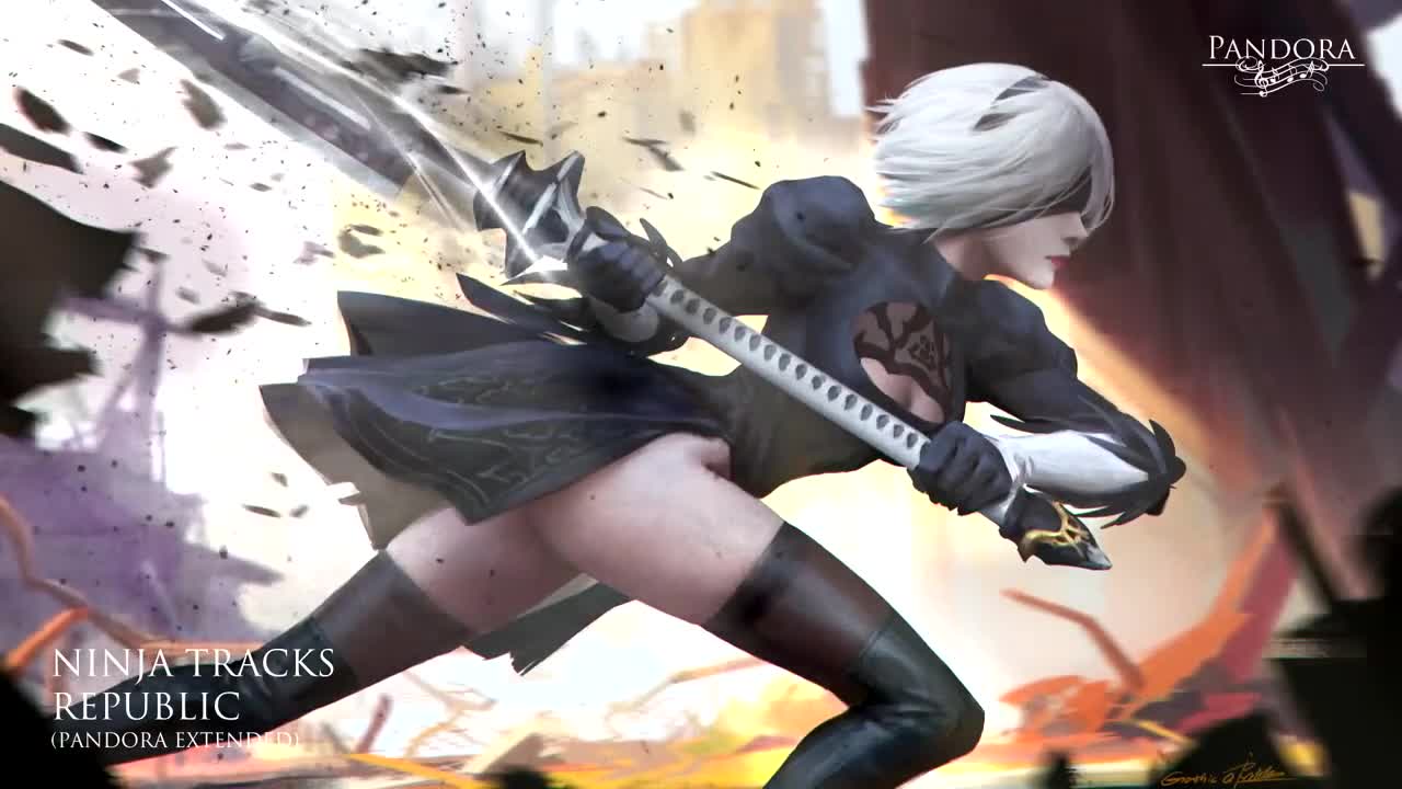 Nier Automata Sword Animated Wallpaper - Free Download