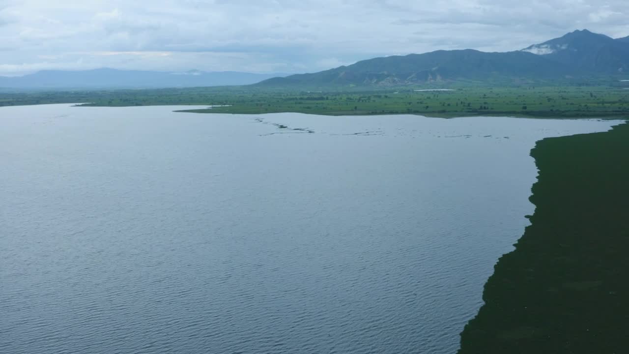 Stock Video Flying Over A Lake On A Plain In Nature Live Wallpaper For PC - Free Download