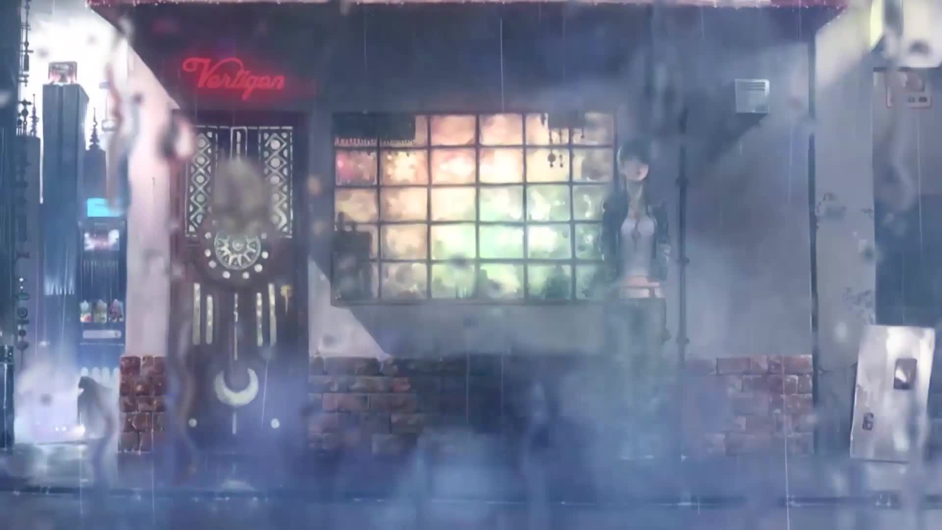 Anime Girl in the Rain 60fps Live Wallpaper - Free Download