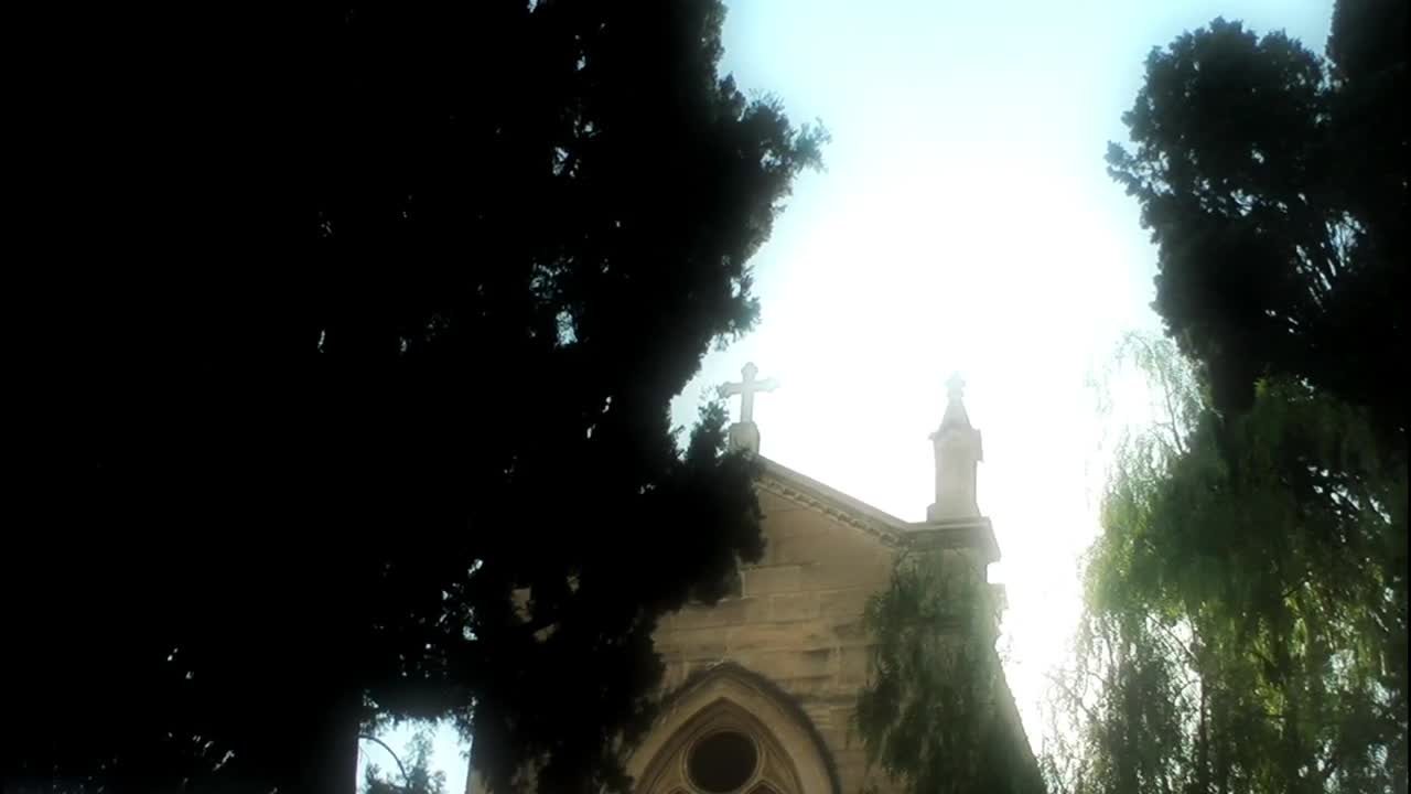 Video Stock Church With A Christian Cross On Top Live Wallpaper For PC - Free Download