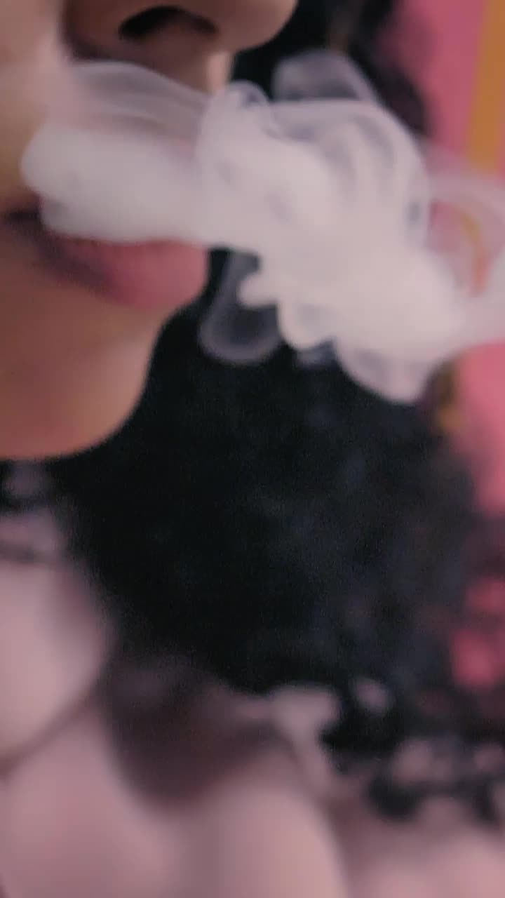 Free Stock Video Woman Exhaling Marijuana Smoke Live Wallpaper - Free Download