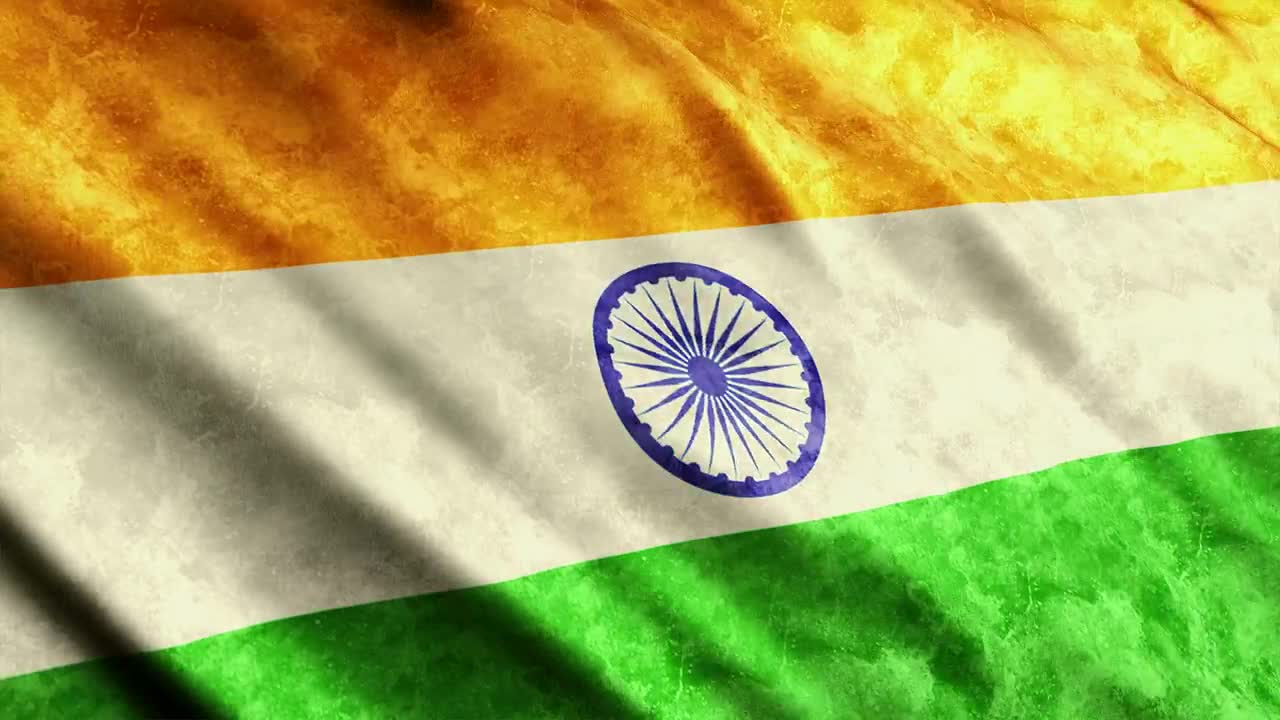 Stock Video India Flag Waving D Animation Animated Wallpaper - Free Download