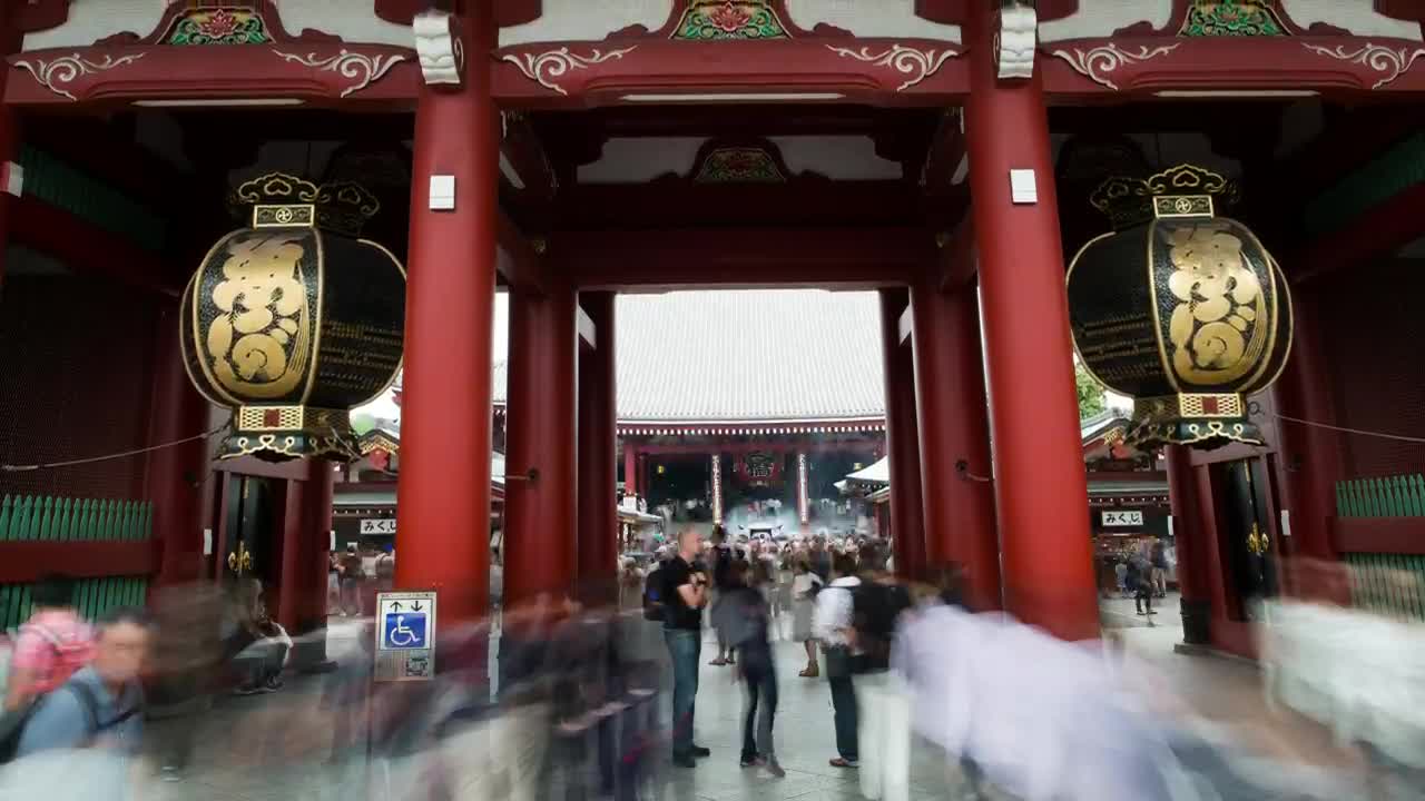 Stock Video Entrance Of The Senso Ji Shrine In Tokyo Live Wallpaper For PC - Free Download