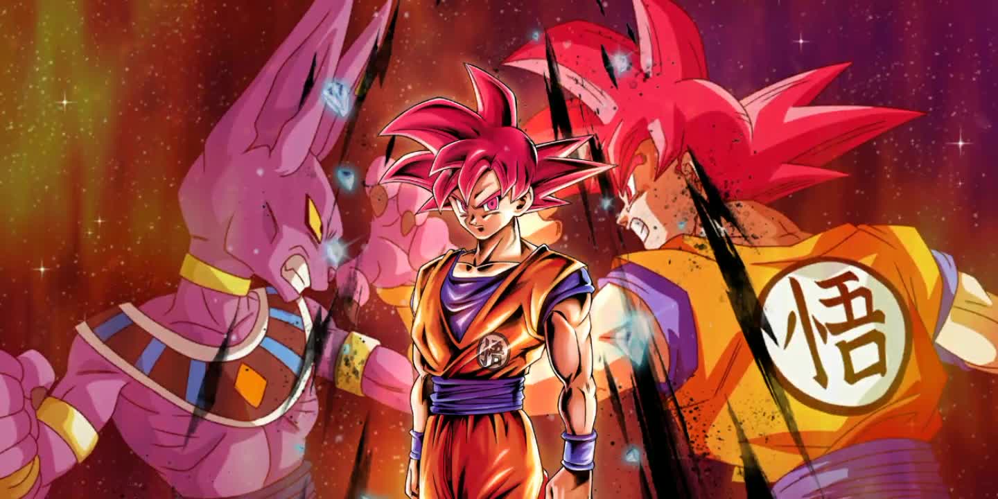 Anime Dragon Ball Legends Goku Ssg Animated Desktop - Free Download
