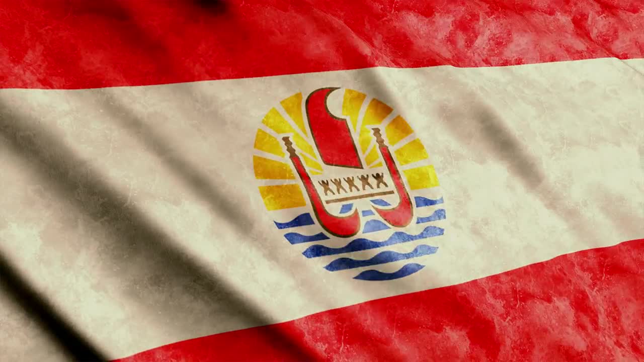 Stock Video French Polynesia Flag D Animation Live Wallpaper For PC - Free Download