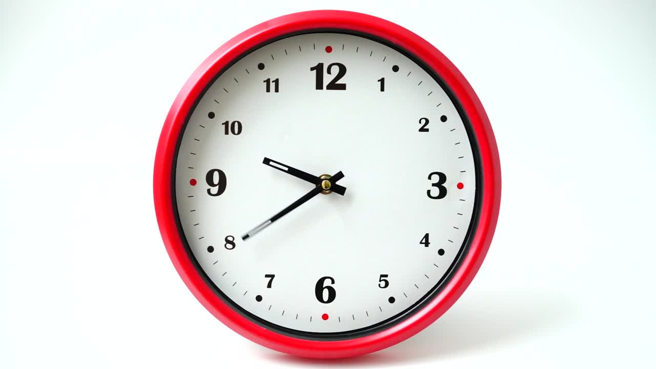 Stock Footage Wall Clock On White Background Time Lapse Live Wallpaper - Free Download