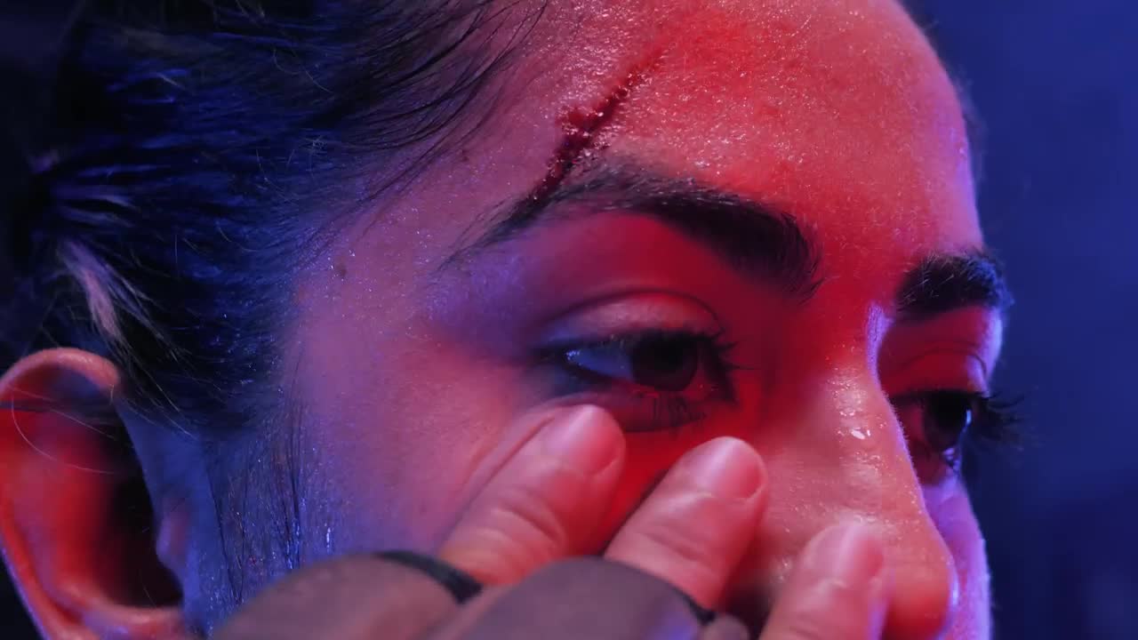 Stock Video Face Of A Fighter Exhausted During A Fight Live Wallpaper For PC - Free Download