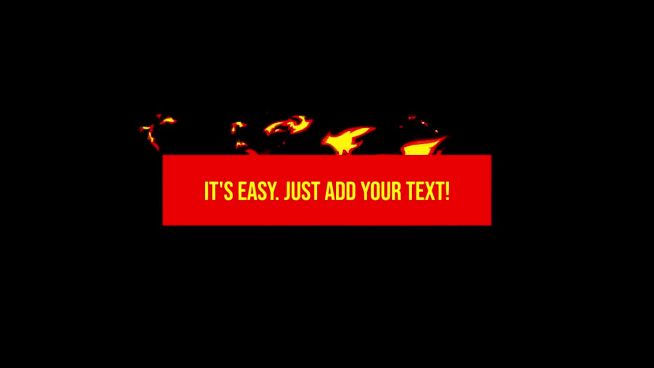Video Stock Cartoon Fire Lower Third Live Wallpaper For PC - Free Download