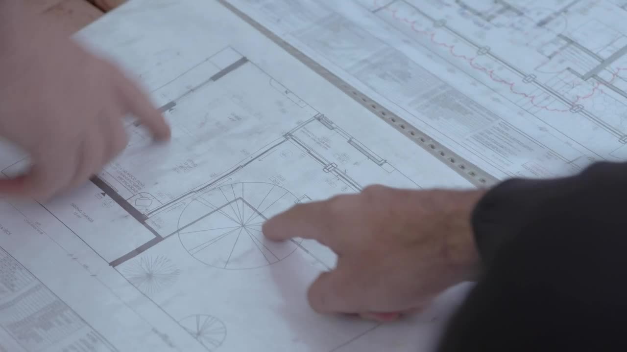 Video Stock Pointing To Blueprints Live Wallpaper Free - Free Download