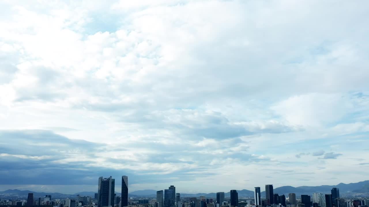Stock Video Cloudy Sky Over A Contemporary City Live Wallpaper For PC - Free Download