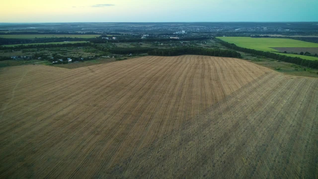 Stock Video Dry Agriculture Fields From Aerial Shot Live Wallpaper For PC - Free Download