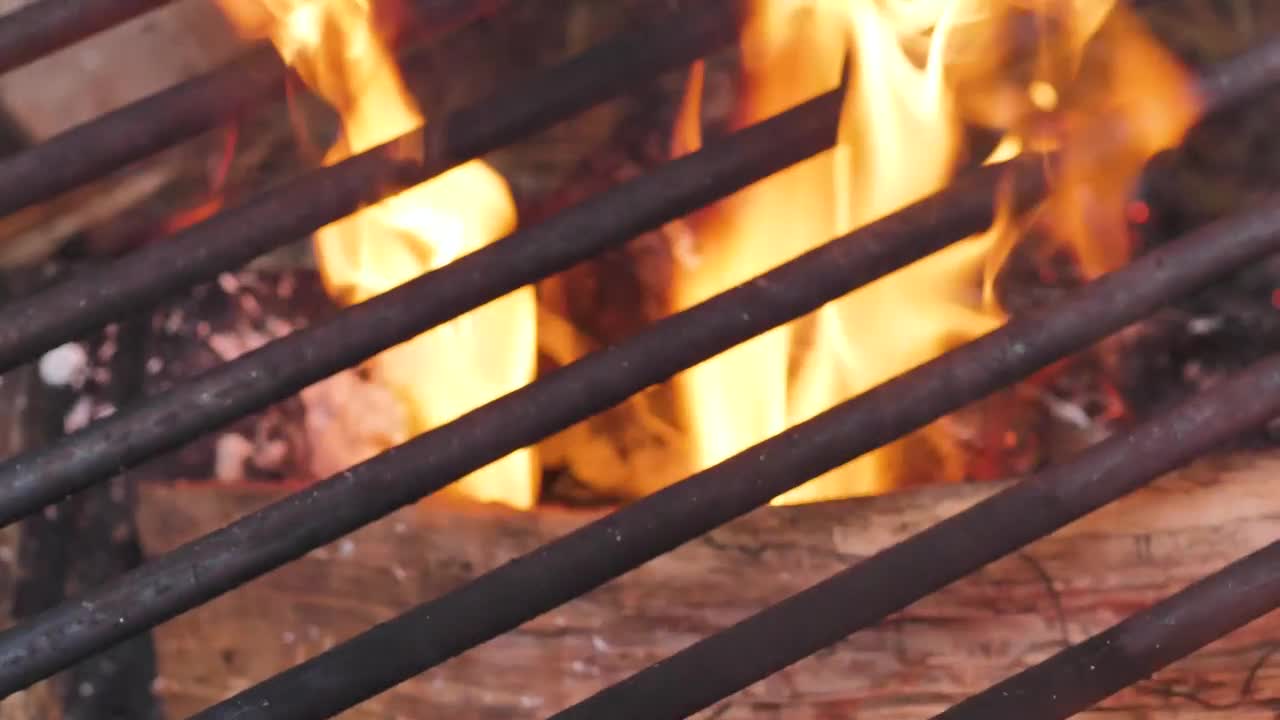 Stock Video Flames Burning Inside A Grill Live Wallpaper For PC - Free Download