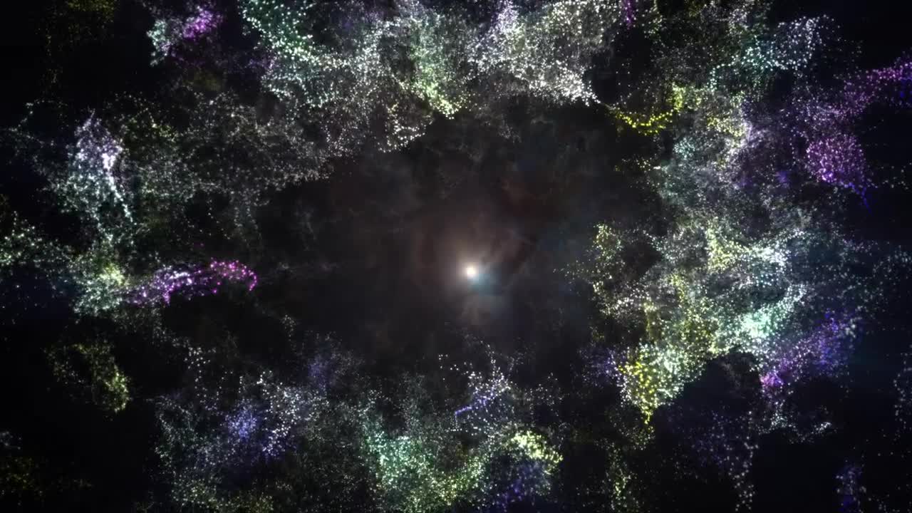 Stock Video Flying Towards A Rising Star In Space Live Wallpaper For PC - Free Download