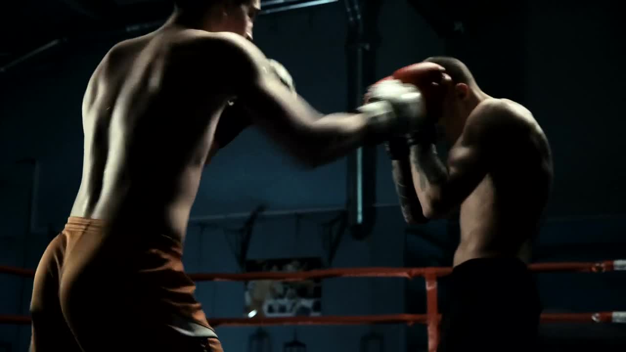 Stock Video Men Practicing Boxing On The Rin Animated Wallpaper - Free Download