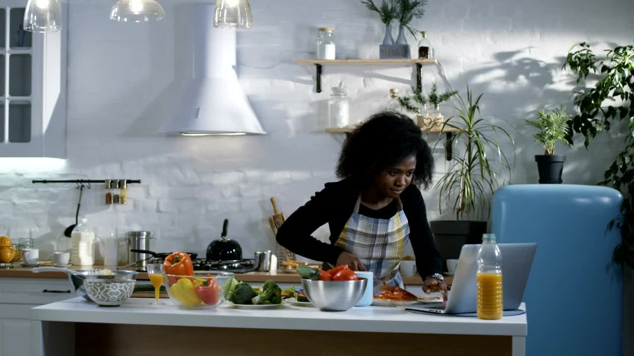 Stock Video Following A Food Tutorial In The Kitchen Live Wallpaper For PC - Free Download