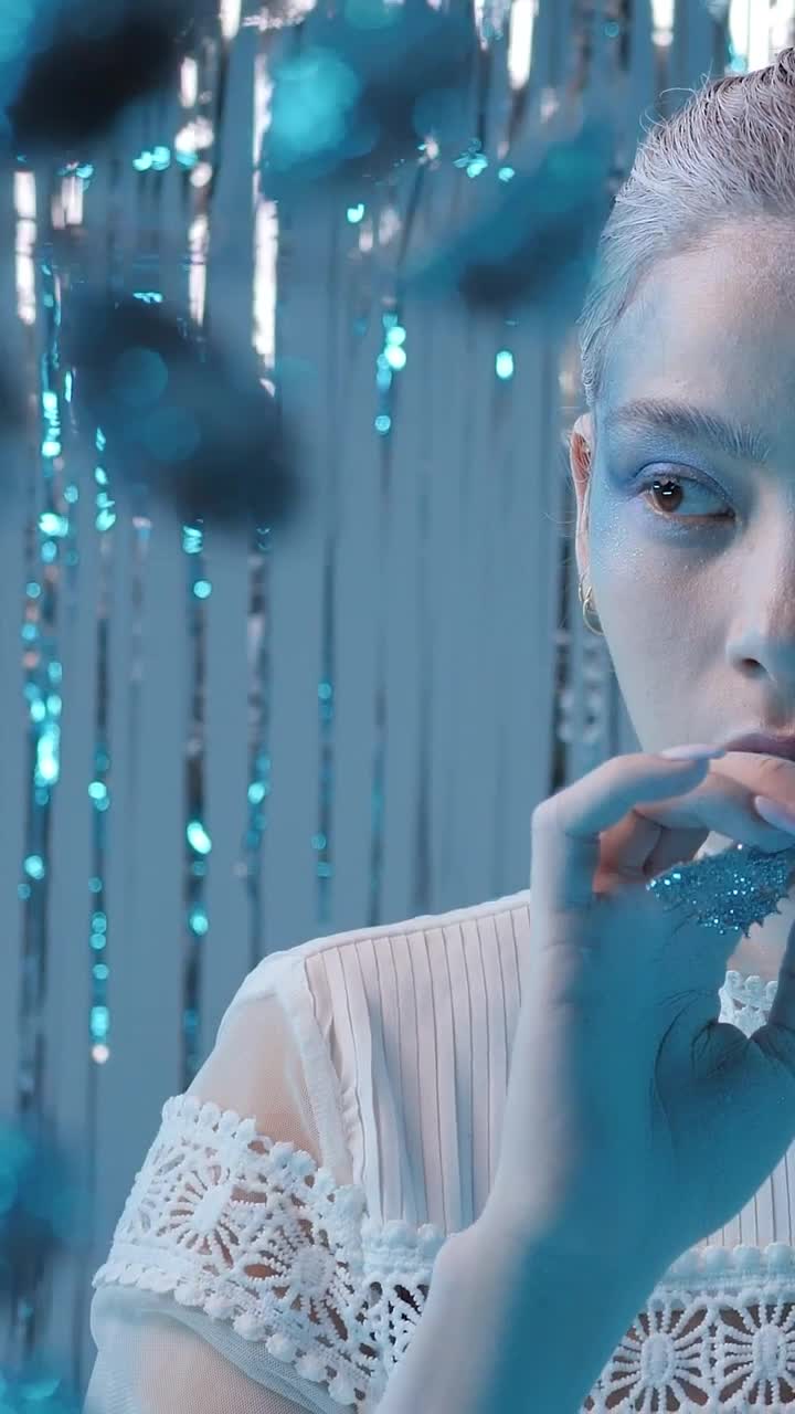 Free Stock Video Winter Fashion Cold Looking Woman Concept Video Live Wallpaper - Free Download