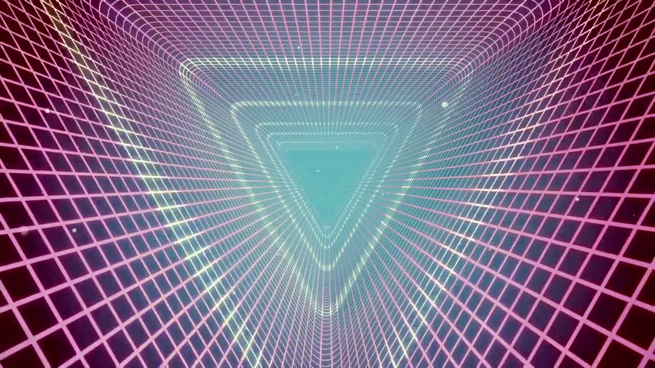 Free Stock Video Virtual Rectangular Duct With Neon Lights Live Wallpaper - Free Download