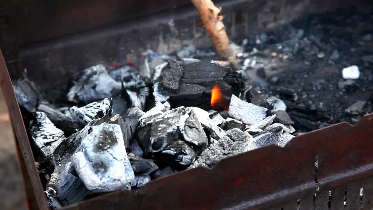 Video Stock Charcoal Being Lit With Wind Live Wallpaper For PC - Free Download