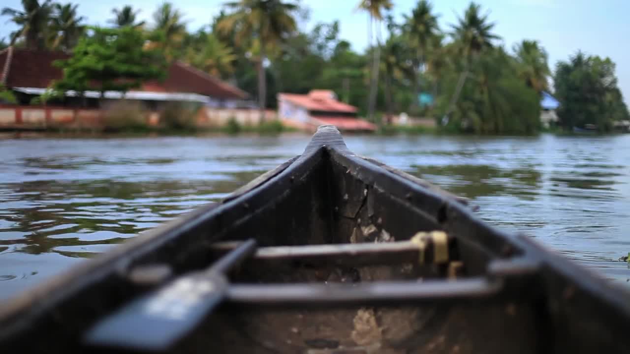 Video Stock Pov Of A Canoe Crossing A River Live Wallpaper Free - Free Download
