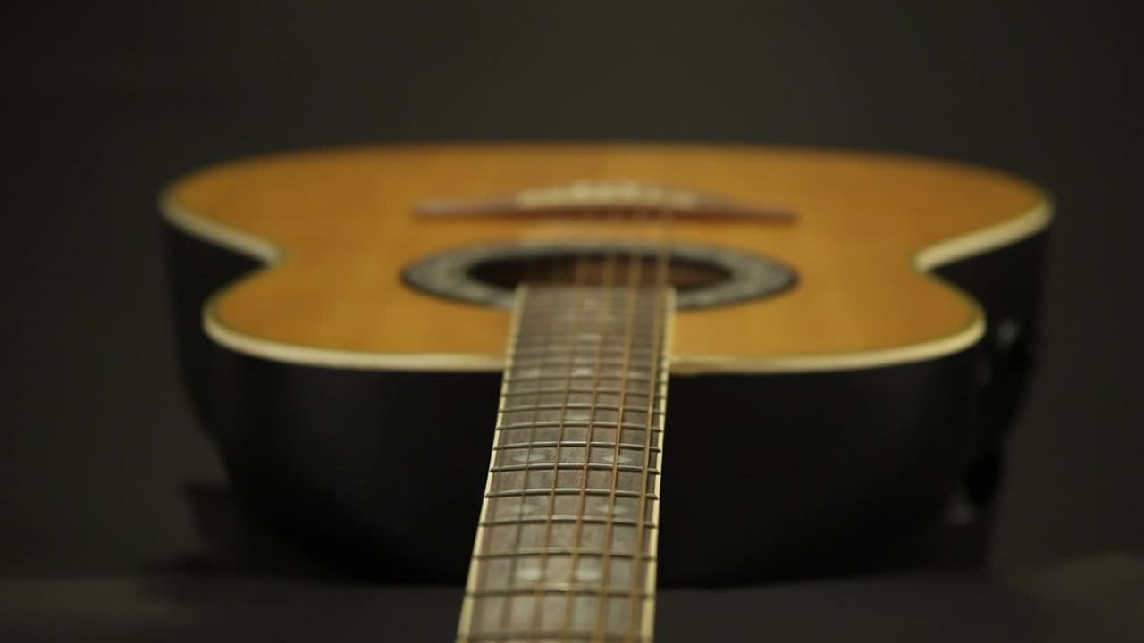 Video Stock Camera Zoom Over An Acoustic Guitar Live Wallpaper For PC - Free Download