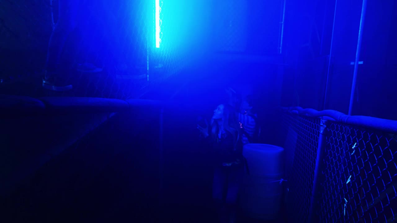 Stock Video Couple Of Young Guys Playing Laser Tag Live Wallpaper For PC - Free Download
