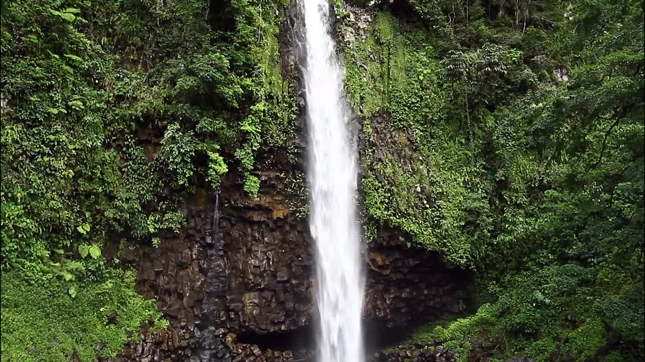 Stock Footage Waterfall Above A Cave Live Wallpaper - Free Download