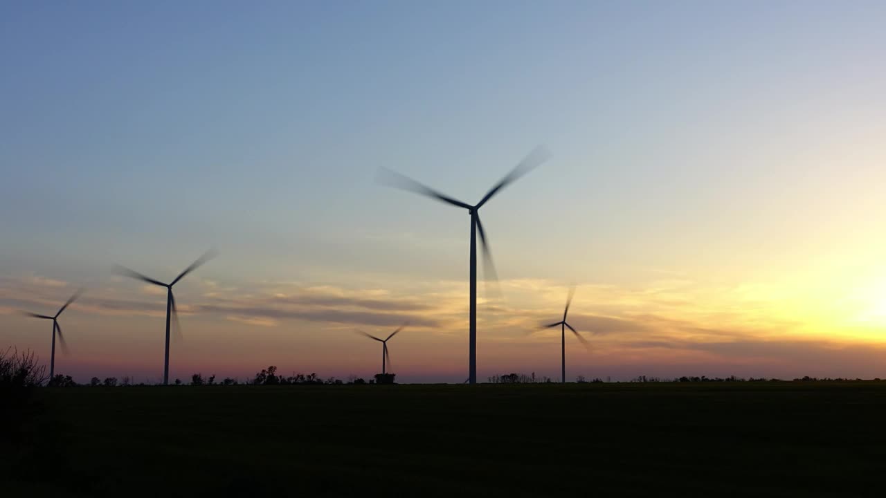 Free Video Stock timelapse of wind turbines Live Wallpaper - Free Download