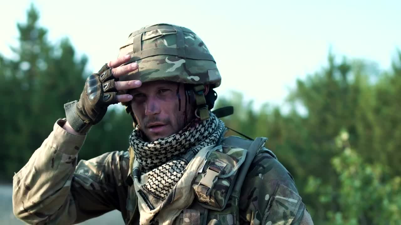 Stock Video Injured Soldier In The Sunlight Animated Wallpaper - Free Download