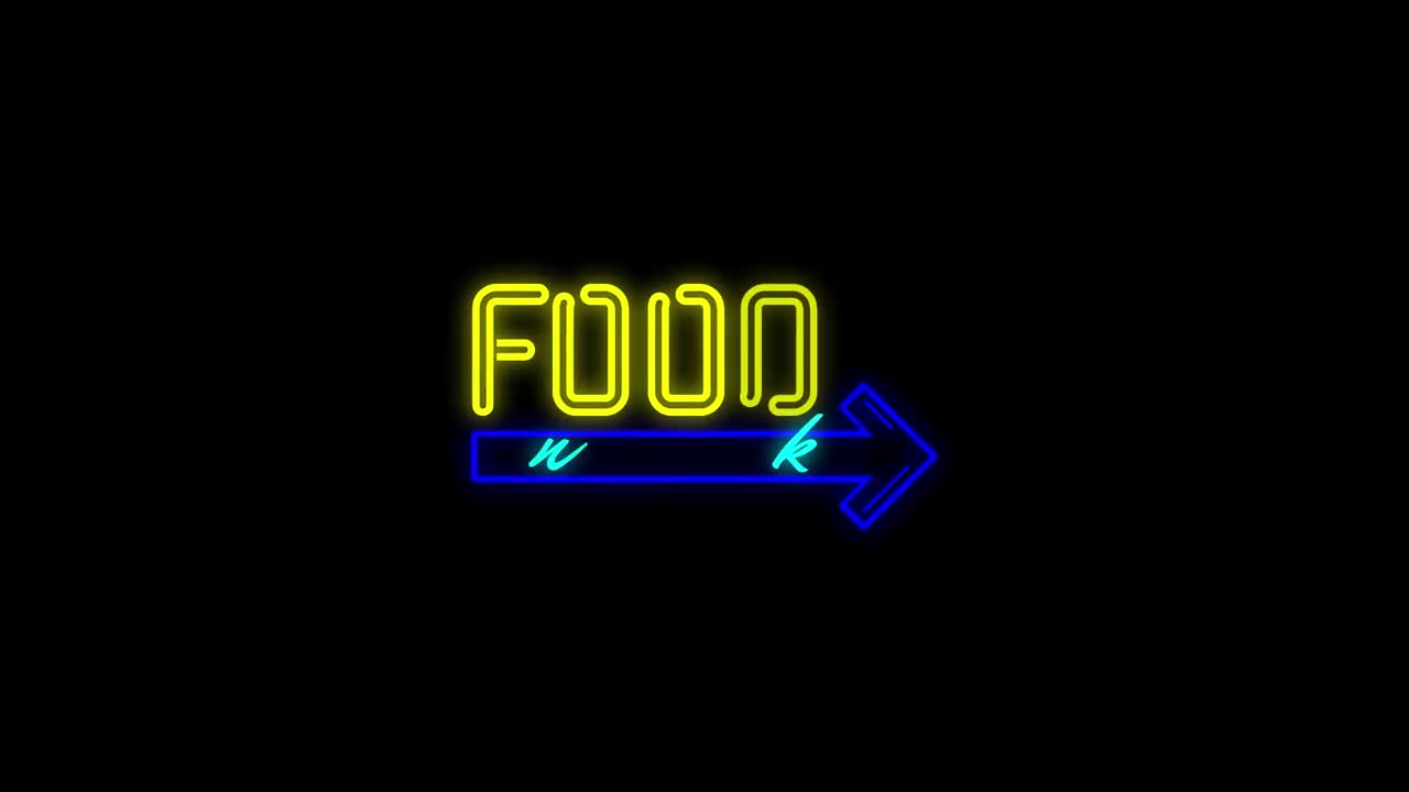 Stock Video Flashing Neon Title Live Wallpaper For PC - Free Download