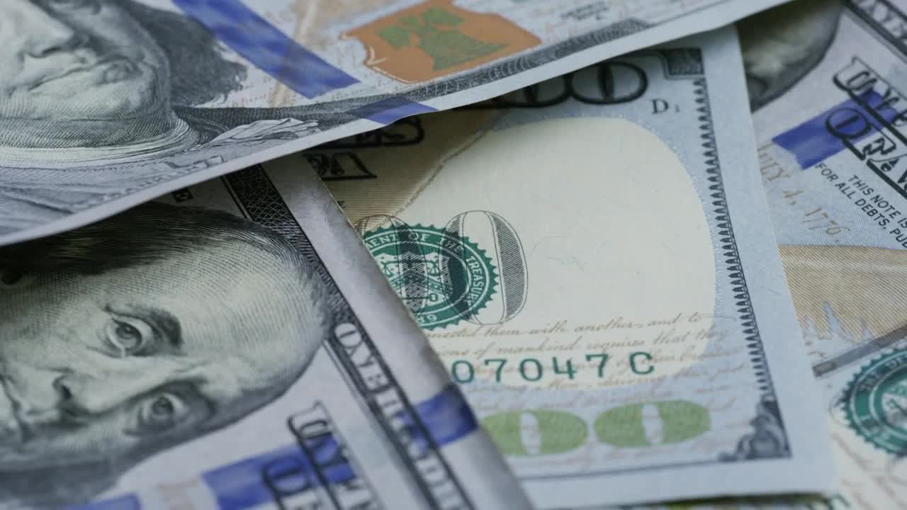 Video Stock Close Up Shot Up Of Dollars Live Wallpaper For PC - Free Download