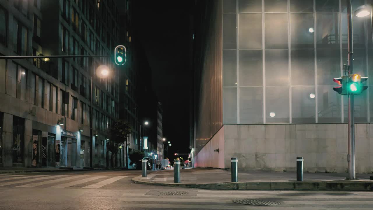 Stock Video Crosswalk At Night Live Wallpaper For PC - Free Download