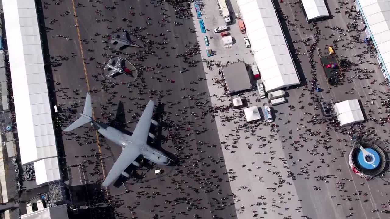 Stock Video Military Aircraft At An Aviation Displa Animated Wallpaper - Free Download