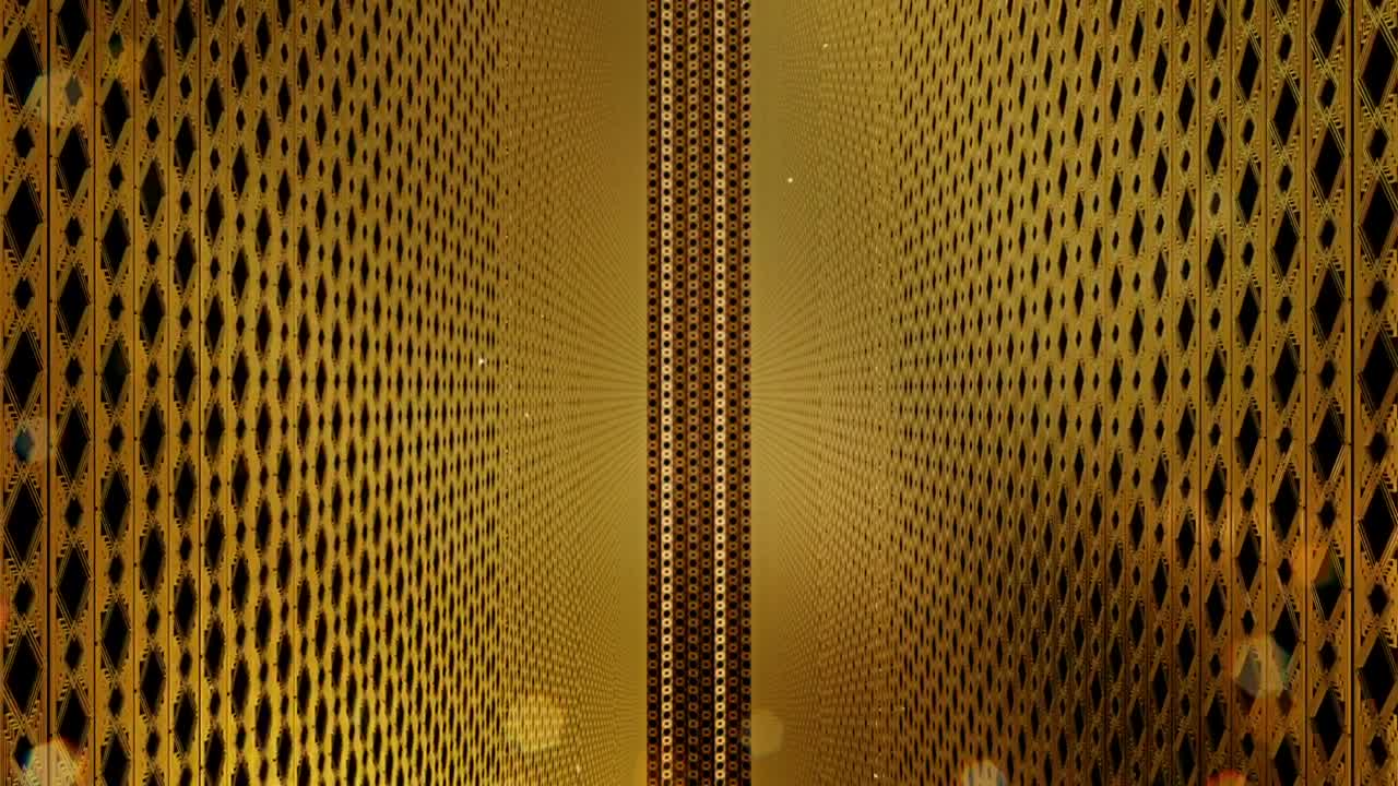 Free Stock Video Walls With Classic Golden Decorations Loop Video Live Wallpaper - Free Download