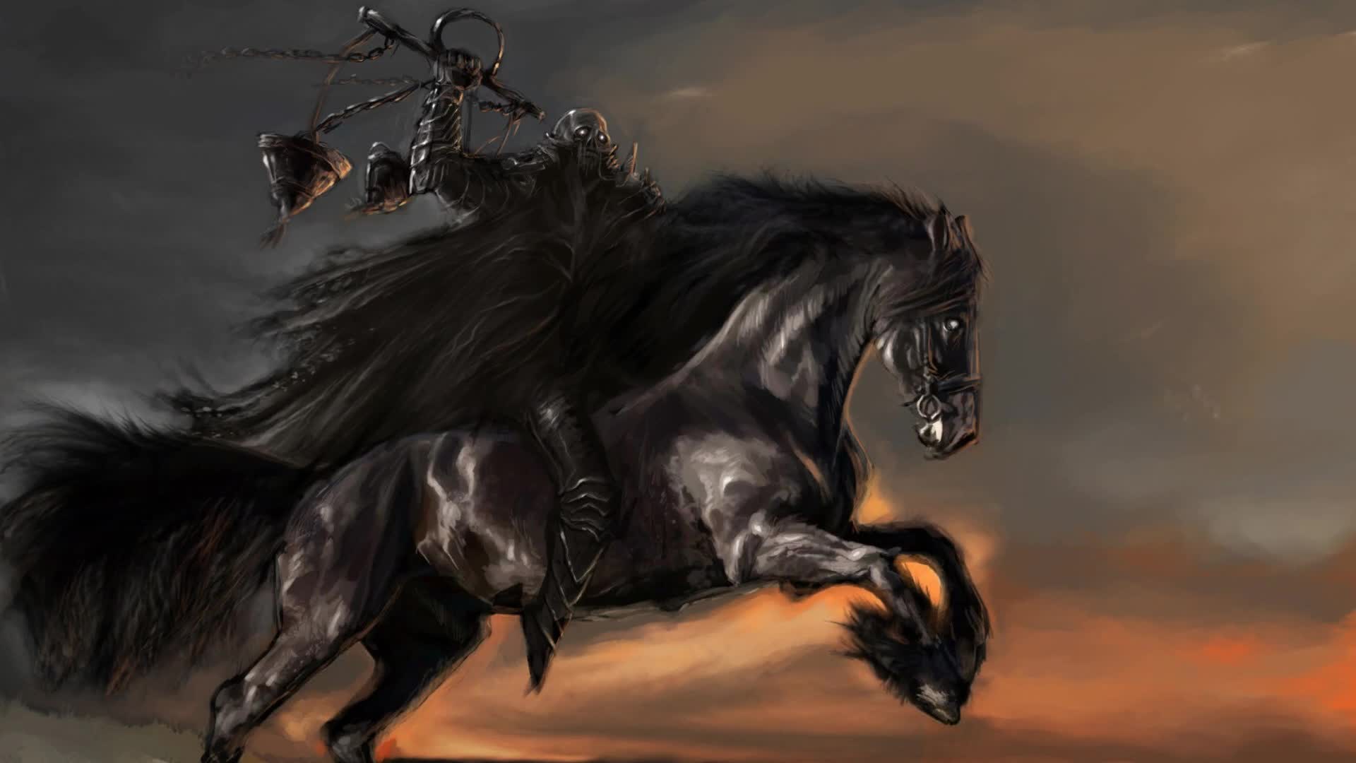 Black Knight Riding Live Wallpaper - Free Download