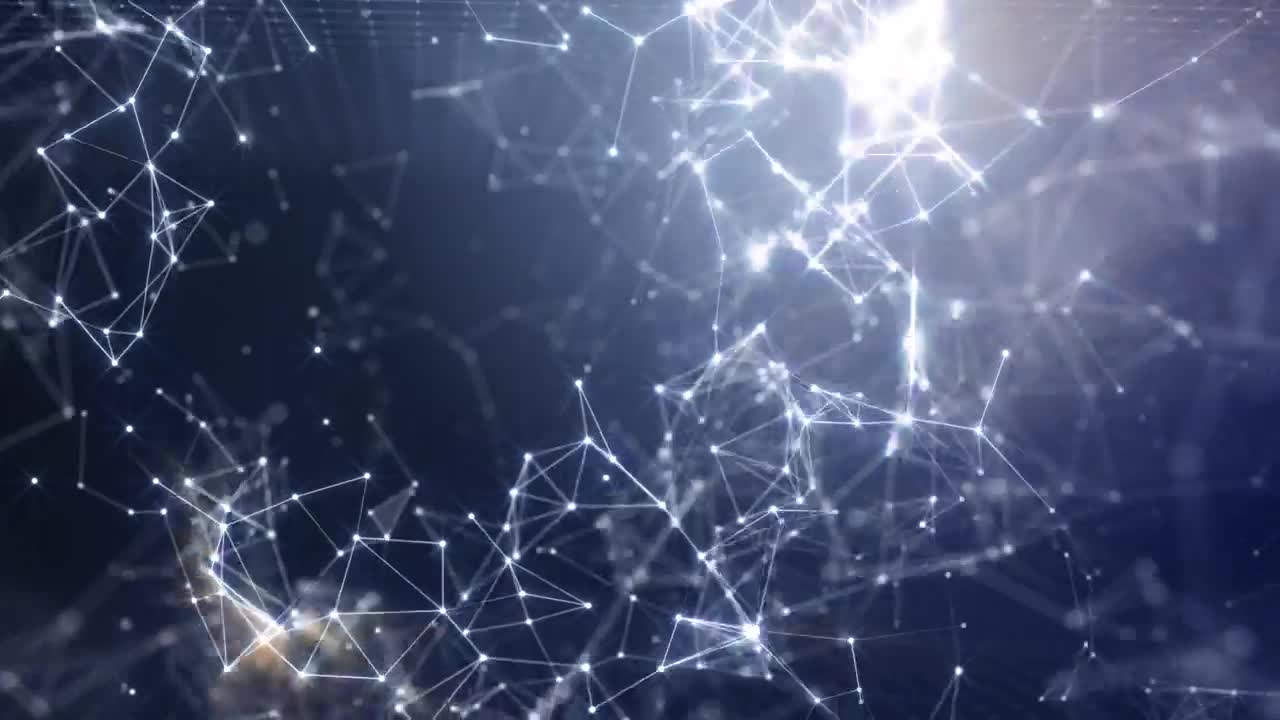 Stock Video Luminous Networking Shapes Animated Wallpaper - Free Download