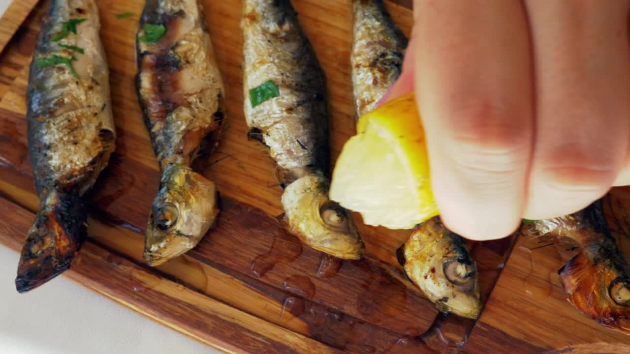 Stock Video Grilled Fish And Lemon Live Wallpaper For PC - Free Download