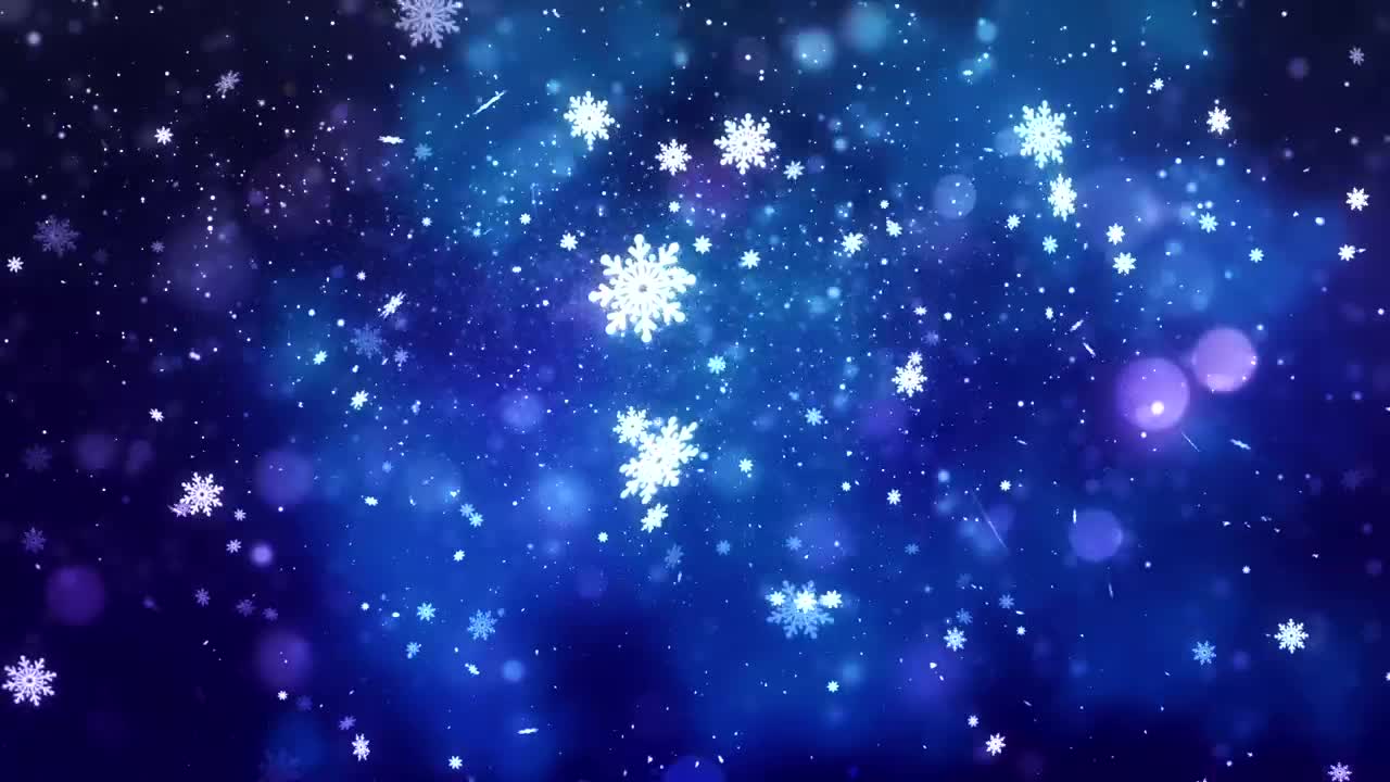 Stock Video Glitters Falling With Christmas Or Winter Concept Live Wallpaper For PC - Free Download