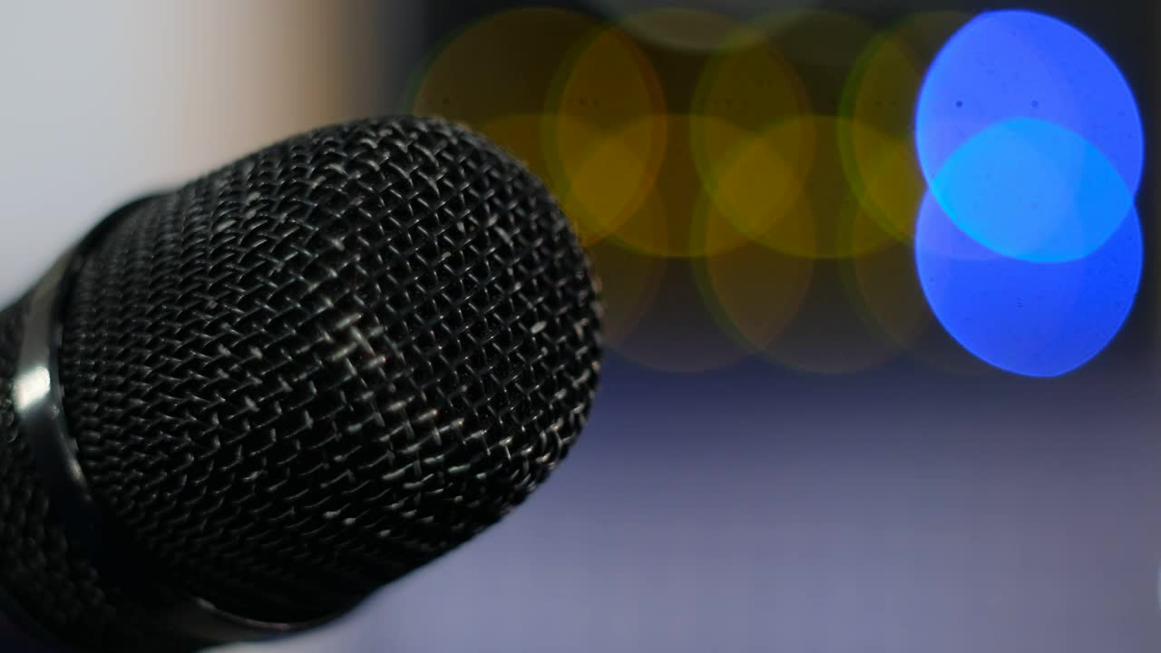 Stock Video Microphone Viewed Closel Animated Wallpaper - Free Download