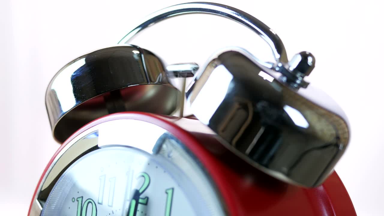 Video Stock Red Alarm Clock Close Up Live Wallpaper Free - Free Download